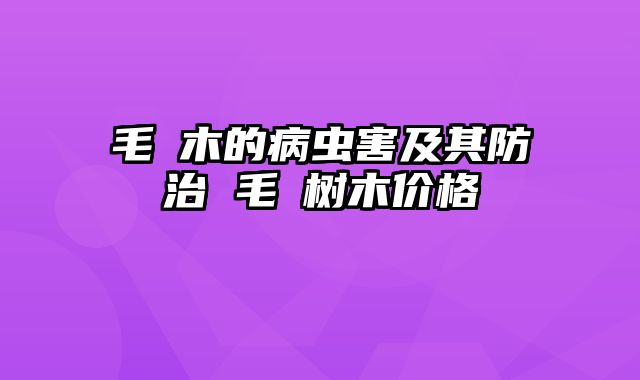毛梾木的病虫害及其防治 毛梾树木价格