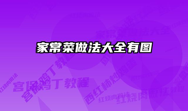 家常菜做法大全有图