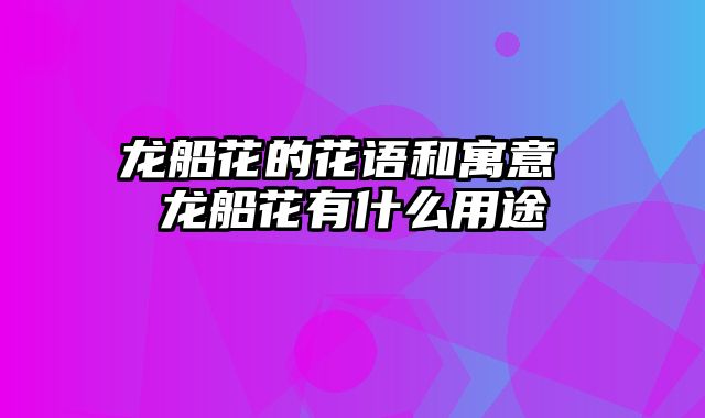 龙船花的花语和寓意 龙船花有什么用途